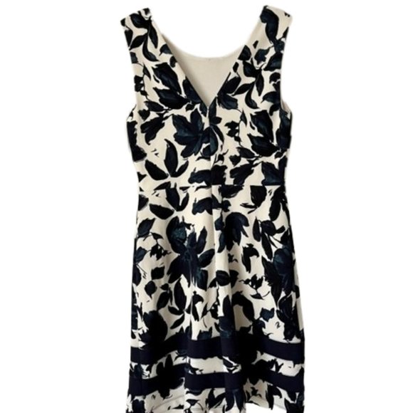 41 Hawthorn Casey Knit Sleeveless Dress - Navy/White - S - Picture 4 of 10